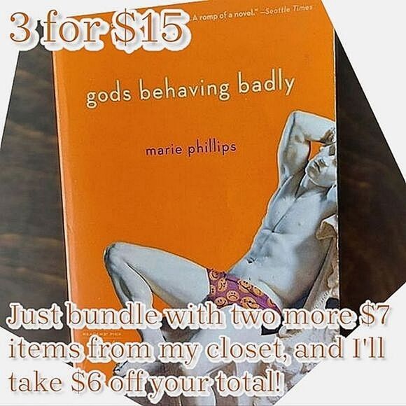Book, Fiction Novel | Gods Behaving Badly - Picture 1 of 7
